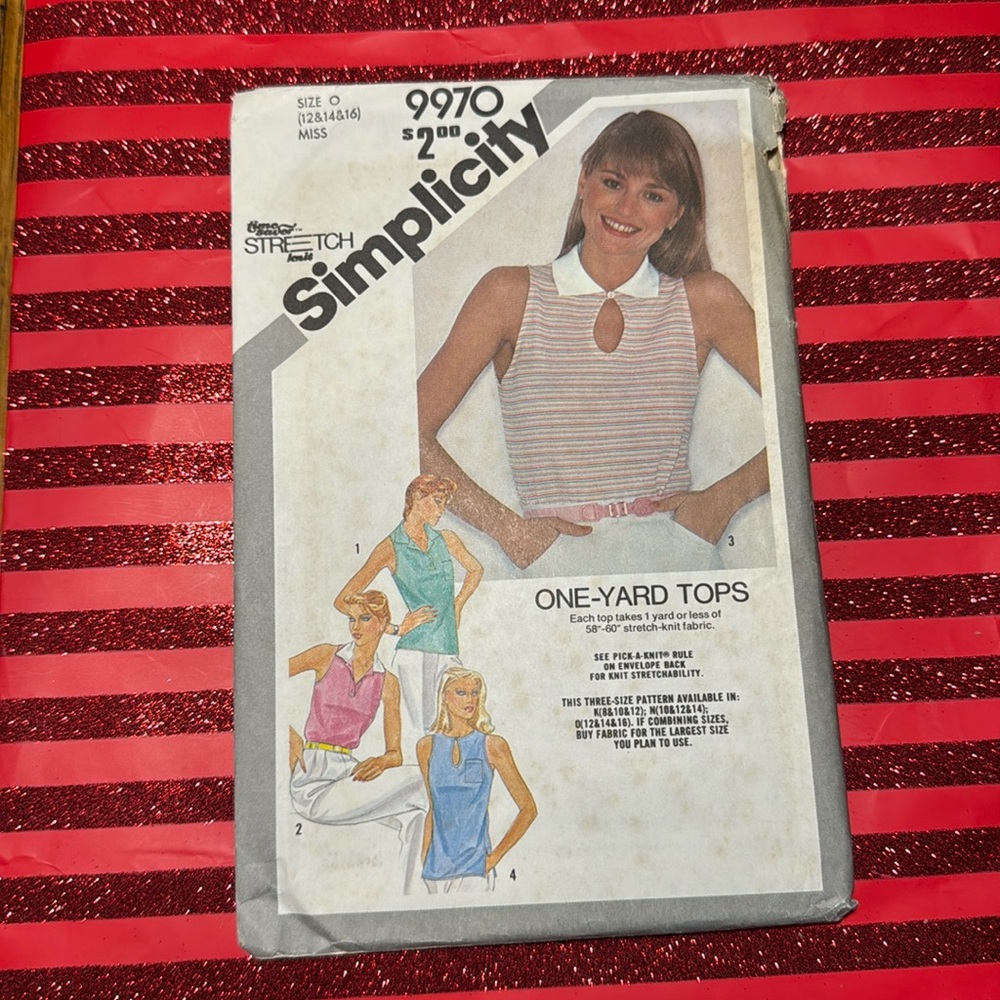 DIY sleeveless shirt pattern
